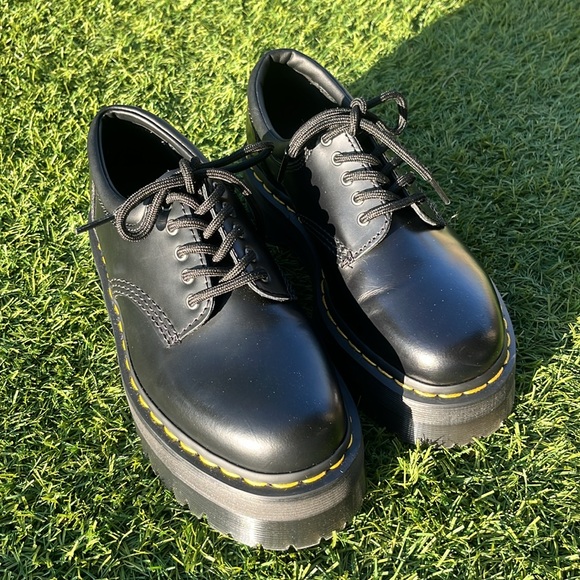 NWT! DR. MARTENS AUDRICK NAPPA LEATHER PLATFORM SHOES - Picture 10 of 13